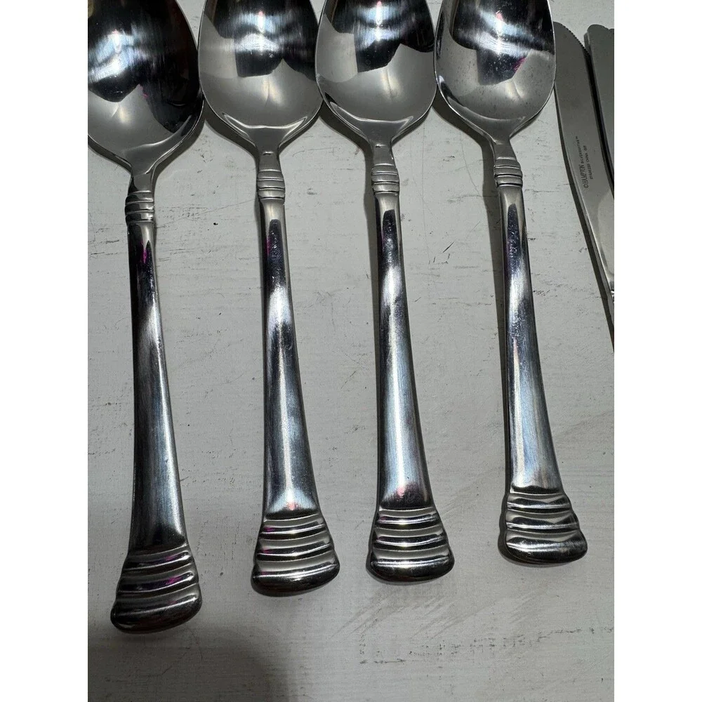 Hampton Silversmiths Stainless Flatware Lot Of 19 And 2 Cambridge